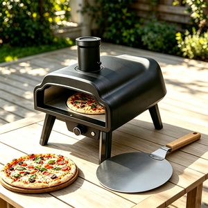 <span class=keywords><strong>Four</strong></span> à pizza au <span class=keywords><strong>gaz</strong></span> en acier inoxydable, portable, pour l'extérieur, avec pierre à pizza, pour la cour, le camping, les fêtes, support OEM - Product Image 1