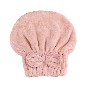 安い女性の髪の乾燥帽子バスサウナスパヘアカバーヘアスピードドライ入浴帽子