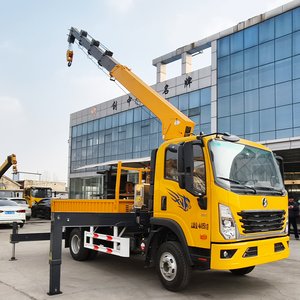 <span class=keywords><strong>Grue</strong></span> hydraulique montée sur <span class=keywords><strong>camion</strong></span> <span class=keywords><strong>de</strong></span> 6 tonnes, équipement <span class=keywords><strong>de</strong></span> <span class=keywords><strong>levage</strong></span> à flèche télescopique pour les travaux <span class=keywords><strong>de</strong></span> logistique et <span class=keywords><strong>de</strong></span> transport - Product Image 3