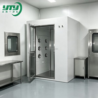 Douche d'air industrielle pour portes roulantes avec buses rotatives multi-groupe pour un soufflage omnidirectionnel du fret