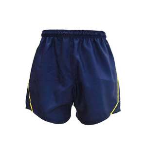 Transpirable antiestático sólido personalizado hombres gimnasio pantalones cortos 100% poliéster deporte correr entrenamiento al por mayor - Product Image 2