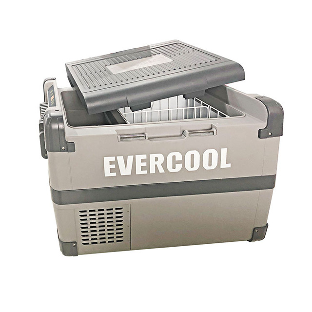 EVERCOOL 50 Liter Rv caravan Refrigerator 12v Compressor Dc 12v Portable Deep Freezer