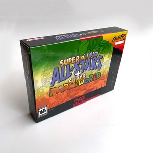 สำหรับซูเปอร์ออลสตาร์ส ซูเปอร์เวิลด์ (ประหยัดแบตเตอรี่) ตลับเกม 16 บิต สำหรับเครื่องเล่นวิดีโอเกม SNES เวอร์ชั่น NTSC สหรัฐอเมริกา - Product Image 2