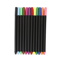 Haute qualité pointe Fine Micro aiguille stylo mince coloré Microfineliner marqueur ensemble matière plastique