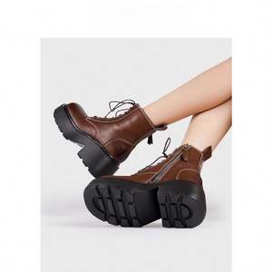 <strong>Boots</strong> <strong>Dr</strong> Womens Mens <strong>Martenes</strong> <strong>Boot</strong> <strong>Ankle</strong> Mini <strong>Platform</strong> Booties Middle Top Shoes Leather - Product Image 3