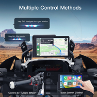 Écran de navigation GPS Android Auto sans fil Carabc DB601 pour moto avec écran tactile de 6 pouces pour BMW