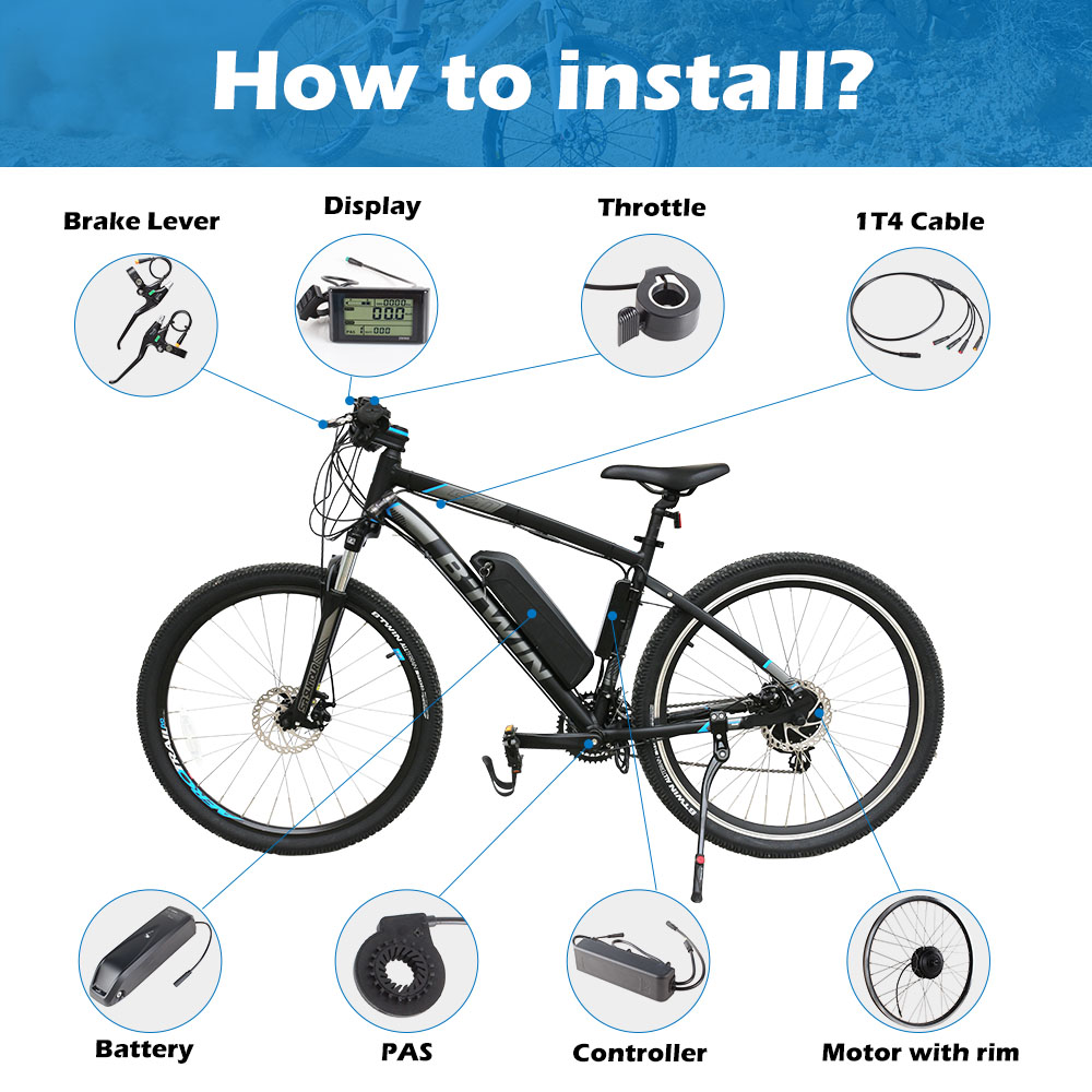 electric bicycle conversion kit manufacturers 24V 250W Motor Kit,16 Tooth E-Bike Cycling for 16''-28'' Wheel Universal Motor Conversion Chain Kit for DIY Common Bike Converting Assembling : Sports & Outdoors The complete kit includes all high China Ebike Motor Manufacturers Road