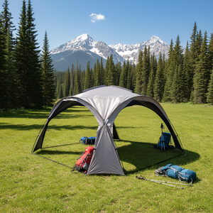 Carpa de <span class=keywords><strong>Camping</strong></span> Oxford Extra Grande, Impermeable, Portátil, con Protección Solar, para Exteriores, Parques y Campamentos - Product Image 6
