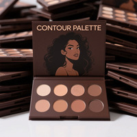 Marque privée Palette Visage Vegan Fond de Teint Correcteur Contour Bronzer Crème Waterproof Natural Finish Kit de Maquillage
