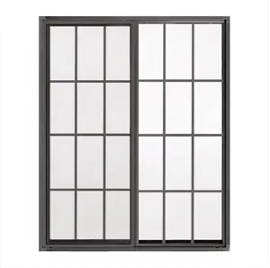 Space-saving 3 track aluminum alloy sliding door stack sliding grill glass design door sliding door