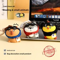 Porte-clés pendentif original et authentique, motif dessin animé mignon personnalisable, Kabi Bala Panda, pour sac à dos, petit cadeau, vente en gros, fabriqué par TJMGYSK