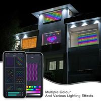 Lampu String LED Plastik 400 Lampu Pintar untuk Dalam/Luar Ruangan, Dekorasi Natal, DIY, Dapat Diprogram, Lampu Liburan, USB, Dapat Diredupkan, Berperingkat IP65