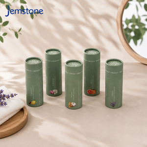 Premium <b>Custom</b> Eco Friendly Kraft Cardboard Cylinder Packaging Box Matte Finish Skincare Serum Face Oil Paper Tube Packaging - Product Image 1