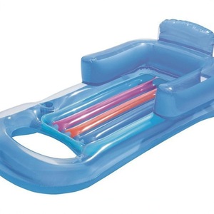 Fabbrica gonfiabile galleggiante a fila estiva <span class=keywords><strong>spiaggia</strong></span> piscina acqua attrezzature per divertimento schienale reclinabile tazza letto galleggiante - Product Image 2