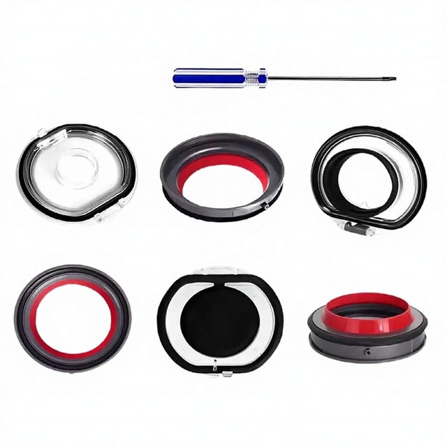 Electric Dysoner V6- Vacuum Cleaner Parts Dustbin Cover & Fixed Sealing Ring-Manufacturer