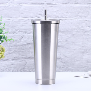 Nouvelle Tasse de Voyage Isotherme en Acier Inoxydable 2025 – 500ml/750ml – Mug à Café Coloré à Double Paroi Sous Vide avec Paille et 2 Couvercles - Product Image 6