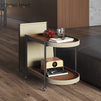 Classe Chariot De Stockage Table D'appoint De Luxe Moderne Antique Salon Servir Table Koffietafel Couchtisch Table Basse Avec Roue