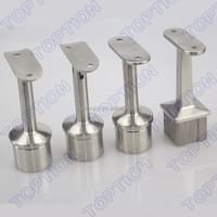 Support de fixation réglable en acier inoxydable 316 304 pour main courante, pour poteau carré, support de main courante extérieur, selle de fixation