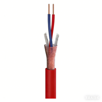 Câble de microphone PVC noir rouge bleu orange de 22 Highflex 2 x 0,22 mm² OD 6,40 mm pour utilisation sur scène, fabrication directe