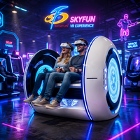 Skyfun Usine Prix VR Navette Espace Arcade Machines Intérieur Fibre De Verre VR Simulateur De Jeu pour Enfants Adultes pour Parcs D'attractions