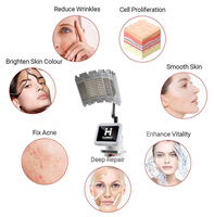 Photothérapie led infrarouge thérapie par la lumière rouge machine de beauté pdt pour le blanchiment de la peau du visage rajeunissement soins de serrage