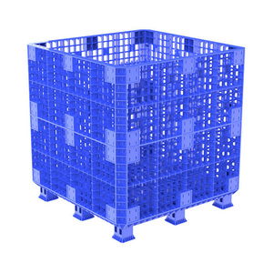 Paleta de Plástico Duy Tan 1210-WGTZ 120x120cm, Estática, 3000kg, HDPE, de Una Sola Cara, Entrada de 4 Vías, para Transporte de Carga - Product Image 5