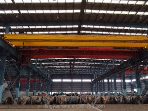 رافعة علوية محمولة ذات عارضة مزدوجة مع ملقط كهرومغناطيسي عالي الجودة، رافعة جسرية للورش بحمولة 16/10 طن - Product Image 4