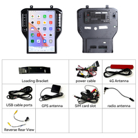 Layar Tesla Style 14.5'' untuk Ford Mustang 2015-2021 Android Wireless Carplay Qualcomm Radio Mobil Auto GPS DSP Head Unit