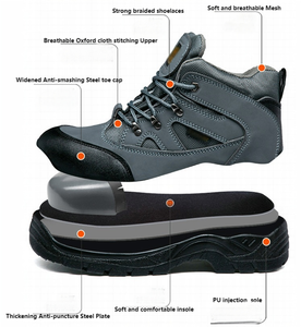 <span class=keywords><strong>Scarpe</strong></span> da Lavoro Basiche in Offerta, Economiche, a Taglio Medio, in Vera Pelle Bovina, <span class=keywords><strong>Scarpe</strong></span> Antinfortunistiche - Product Image 5