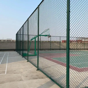 6 feet 10 feet 12 feet 50x50 60x60 màu xanh lá cây PVC sân vận động dây lưới hàng rào sân bóng đá hàng rào sân tennis hàng rào nhà sản xuất - Product Image 2