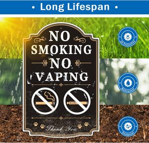 Non <span class=keywords><strong>fumare</strong></span> segni <span class=keywords><strong>di</strong></span> svapo sono adatti per la sigaretta elettronica in alluminio a prova <span class=keywords><strong>di</strong></span> ruggine commerciale sono segno robusto - Product Image 6