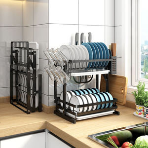 <span class=keywords><strong>Escurridor</strong></span> <span class=keywords><strong>de</strong></span> vajilla plegable para fregadero <span class=keywords><strong>de</strong></span> cocina, estante <span class=keywords><strong>de</strong></span> secado para colgar en la pared, fácil instalación - Product Image 4