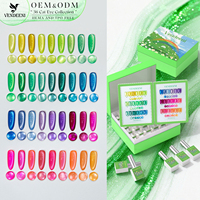 Vendeeni Printemps-Été – Coffret de 36 couleurs de vernis gel effet œil de chat néon – Sans TPO ni HEMA – Personnalisation OEM – Vernis gel œil de chat magnétique 15 ml