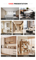Panel Aluminium Honeycomb Tahan Api untuk Lemari Dapur Komersial, Papan Sandwich Kelas Furnitur, Dijual