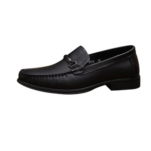 Genuine Leather Loafers Round Toe Slip-On Men's Business Casual <b>Shoes</b> <b>Soft</b> Comfortable Autumn Driving <b>Shoes</b> Size 40 - Product Image 4