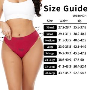 Venta al por mayor nuevo orgánico de flujo pesado 4 capas a prueba de fugas lavable período menstrual bragas Culotte Menstruelle mejor calidad - Product Image 3