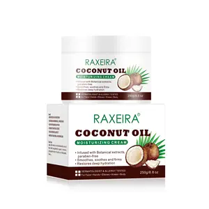 Miglior olio di cocco crema idratante viso corpo nutriente olio di cocco olio di cocco crema per la cura della pelle