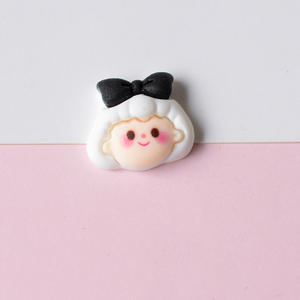 Wanjinlai Fiocco Floreale Nero in Resina per Accessori Gioielli, Materiale Fai da Te per Colla Custodie Telefono Pj9 - Product Image 2