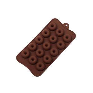 Reusable 15-Hole <b>Silicone</b> <b>Tool</b> 3D Heat Resistant Baking Molde Sustainable Chocolate Mold for Cake Number - Product Image 1
