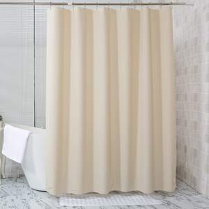 <span class=keywords><strong>Rideau</strong></span> <span class=keywords><strong>de</strong></span> <span class=keywords><strong>douche</strong></span> personnalisé imprimé <span class=keywords><strong>en</strong></span> PEVA 90gsm, moderne, écologique, couleur unie beige, imperméable, anti-moisissure, avec 12 crochets pour salle <span class=keywords><strong>de</strong></span> bain - Product Image 2