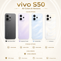 Smartphone vivo s50 Octa Core Qualcomm 5G, écran 120Hz, double SIM, écran AMOLED 6,59 pouces, VIVO S50, téléphone Android multilingue