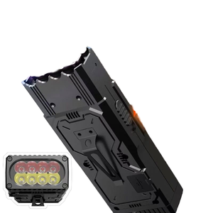 ไฟฉายยุทธวิธี LED ชาร์จไฟได้ผ่าน USB ความสว่าง 1000+ ลูเมนส์ กันน้ำระดับ IP68 ตัวเรือนอะลูมิเนียมอัลลอยด์ ปุ่มกด แสงแบบกระจาย ใช้ในกรณีฉุกเฉิน - Product Image 3