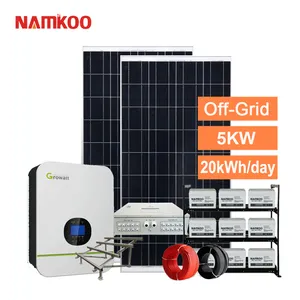 Komple set 25kw güneş enerjisi sistemi 20kva 30kva 40kva 50kva kapalı ızgara paneli güneş sistemi