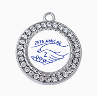 Colgante de Aleación Personalizado de Alta Calidad, Colgante Zeta Amicae, Accesorio que se Puede Combinar con Collar y Pulsera, Colgante Decorativo