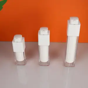 15ml 30ml 50ml Airless Serum Bottle Airless Cosmetic Pump Bottles Airless Pump Bottle