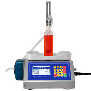 เครื่องบรรจุแบบกึ่งอัตโนมัติชนิดปั๊มเพอริสตัลติก พร้อมเครื่องชั่งน้ำหนักและตัวนับ สำหรับกาว ยาทาเล็บ น้ำหอม และน้ำมัน - Product Image 1