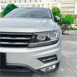Adhesivo para Faro Delantero Volkswagen Tiguan Mk2 2017-2020, Negro Piano, ABS, Modificación Exterior - Product Image 2
