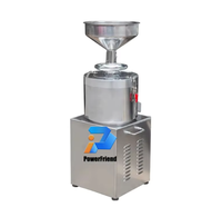 Machine commerciale en acier inoxydable pour le broyage du beurre de cacahuète, petite machine à fabriquer des pâtes de noix, production de beurre de sésame et d'amande pour les commerces
