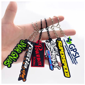 Tùy chỉnh 2D phim hoạt hình dễ thương thiết kế PVC Móc chìa khóa cao su mềm xe Keychain phụ kiện búp bê Túi ba lô Mặt dây chuyền - Product Image 5