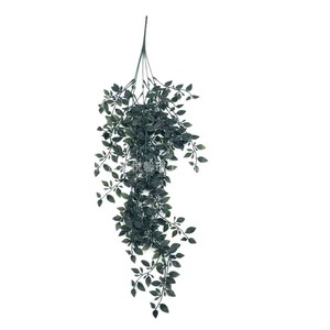 Bouquet de verdure artificielle Yue Xinqi en forme de Datura, plante décorative en plastique pour intérieur et extérieur, accessoire de feuillage suspendu - Product Image 1